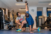 Fotografía sesión de entrenamiento